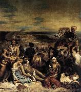 Eugene Delacroix The Massacre at Chios Spain oil painting artist